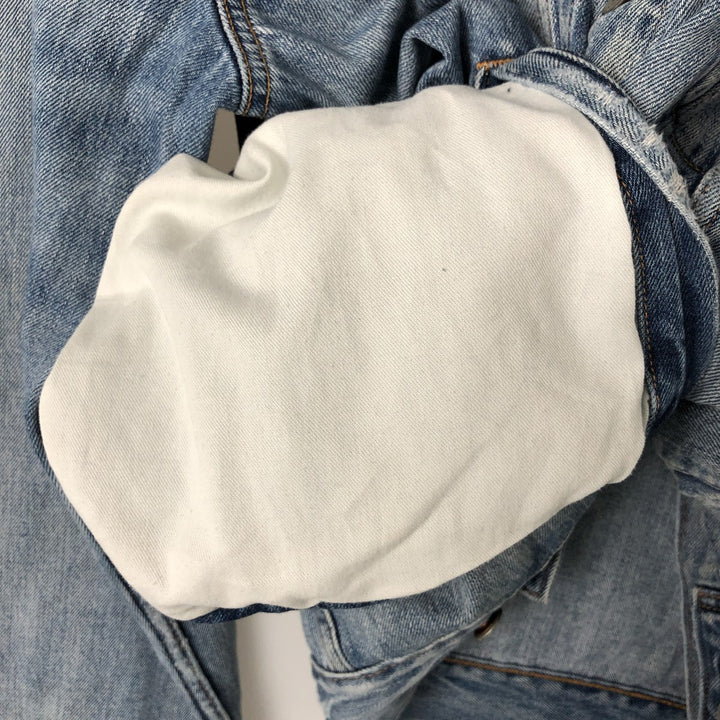 Ralph Lauren POLO RALPH LAUREN denim jacket G-jacket Men's XXL equivalent cotton blue type Vintage Second Hand