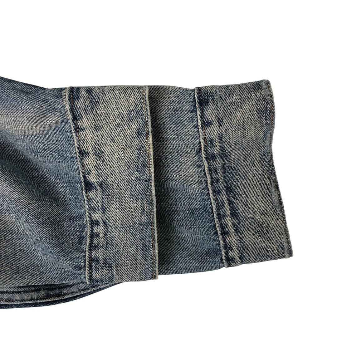 Ralph Lauren POLO RALPH LAUREN denim jacket G-jacket Men's XXL equivalent cotton blue type Vintage Second Hand