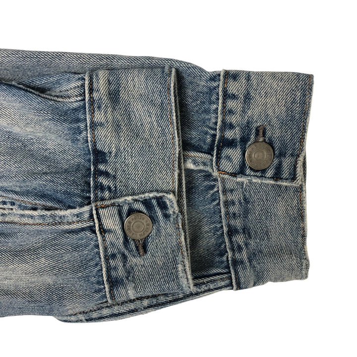 Ralph Lauren POLO RALPH LAUREN denim jacket G-jacket Men's XXL equivalent cotton blue type Vintage Second Hand