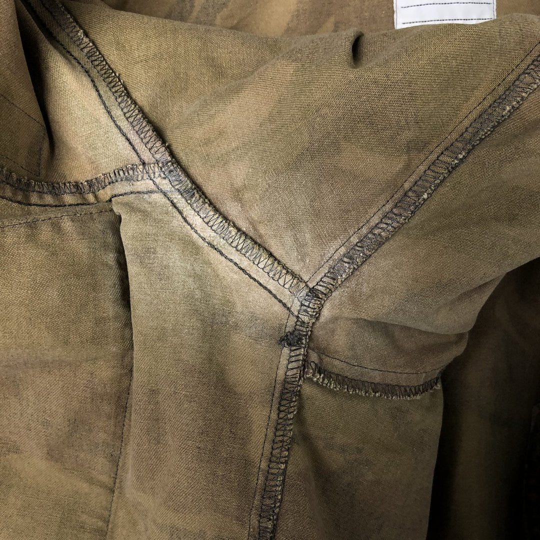 Dutch Army Camouflage Pattern Military Field Jacket 8000 cotton Khaki type Vintage Second Hand
