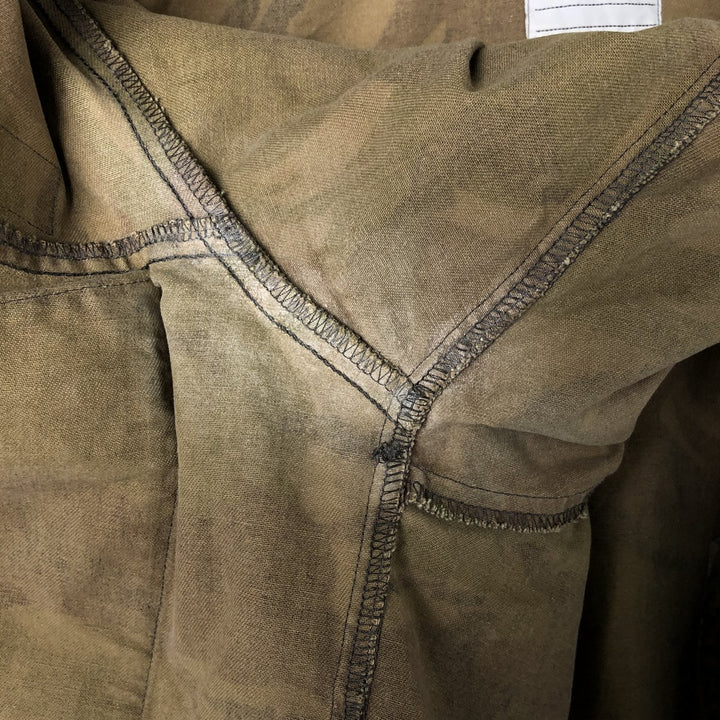 Dutch Army Camouflage Pattern Military Field Jacket 8000 cotton Khaki type Vintage Second Hand