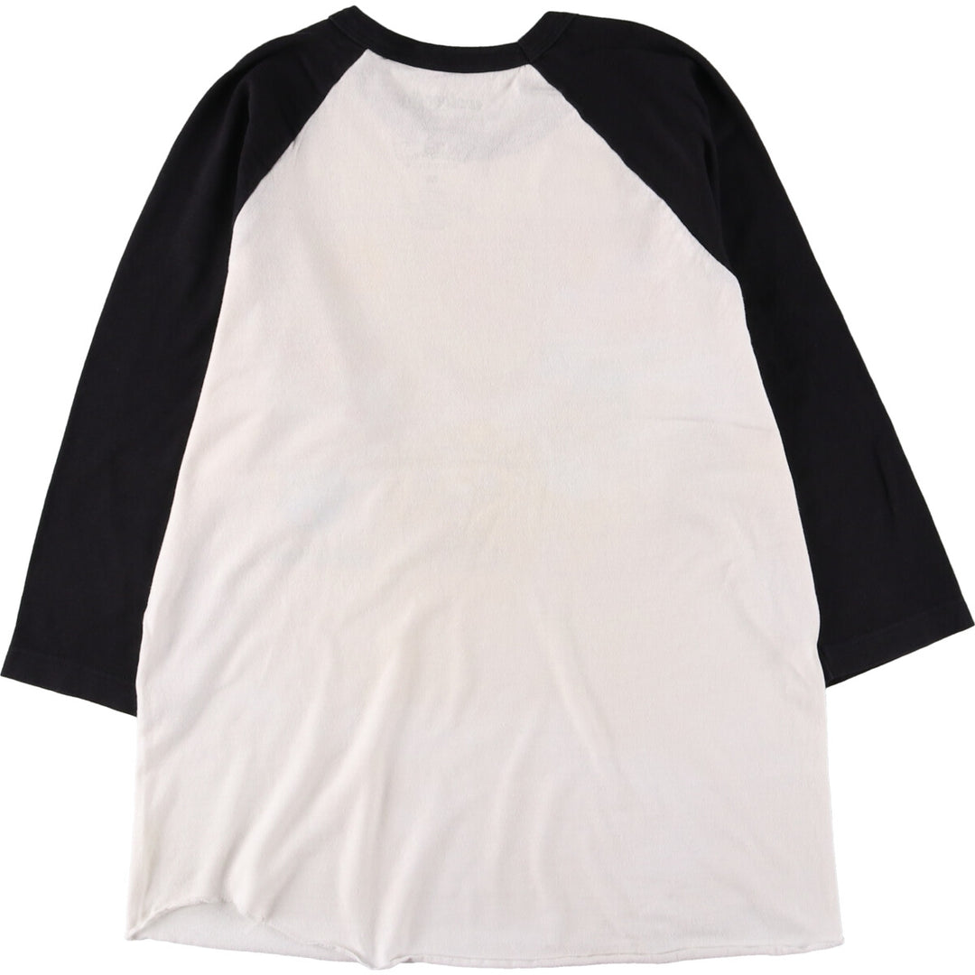 WELOVELINE POKEMON Pocket Monsters Anime 3/4 Sleeve Raglan T-Shirt Men's M Size cotton white type Vintage Second Hand