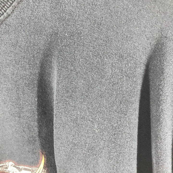 Big size 00'S Harley-Davidson long T-shirt, men's XXXL equivalent cotton black type Vintage Second Hand