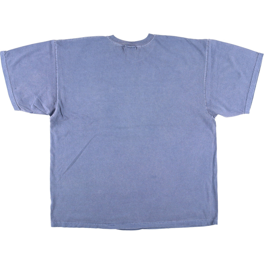 90'S Champion College T-shirt Made in USA Men's XL Vintage cotton blue type Vintage Second Hand