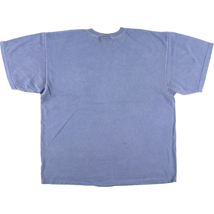 90'S Champion College T-shirt Made in USA Men's XL Vintage cotton blue type Vintage Second Hand