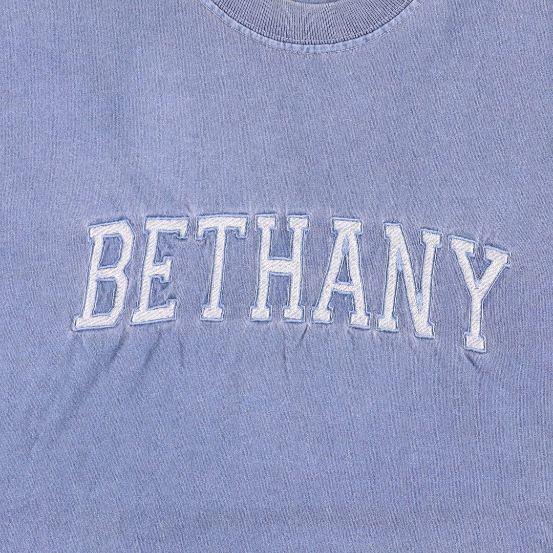 90'S Champion College T-shirt Made in USA Men's XL Vintage cotton blue type Vintage Second Hand