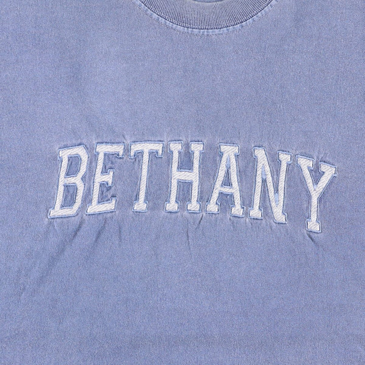90'S Champion College T-shirt Made in USA Men's XL Vintage cotton blue type Vintage Second Hand
