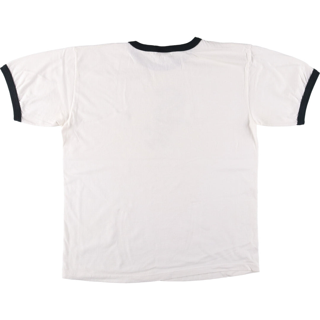 00'S CSA MLB SHICAGO WHITE SOX Chicago White Sox Ringer T-shirt Men's L size unclear white type Vintage Second Hand