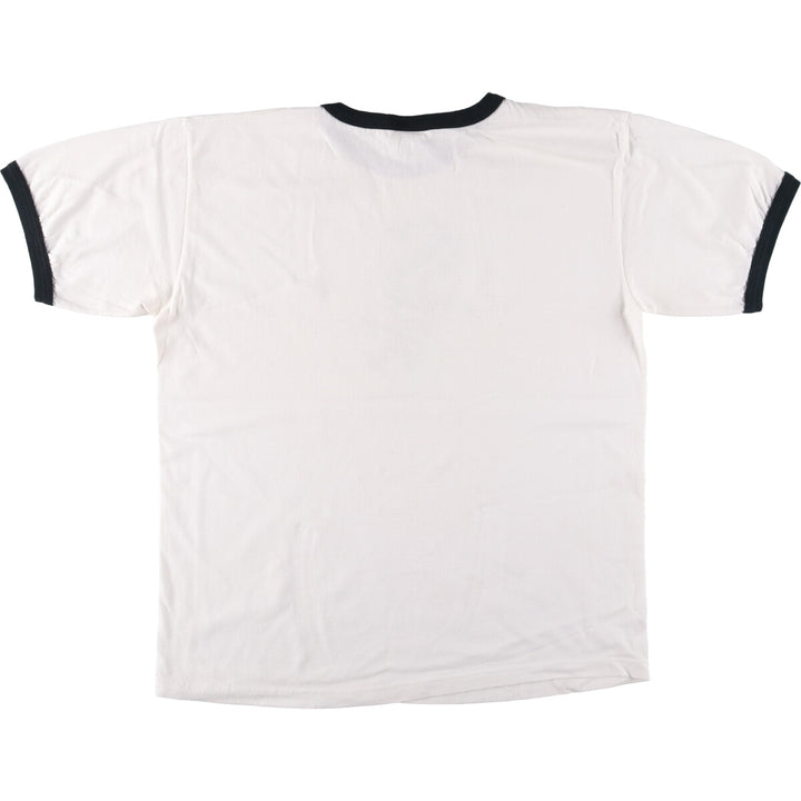00'S CSA MLB SHICAGO WHITE SOX Chicago White Sox Ringer T-shirt Men's L size unclear white type Vintage Second Hand