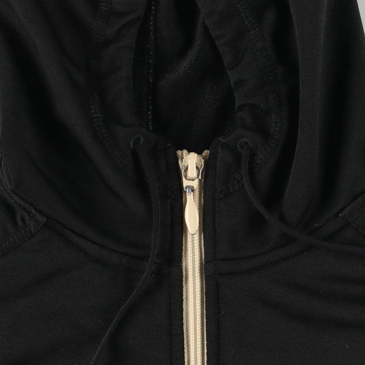 90s~00'S PUMA Jersey Hoodie Track Jacket Women's S Size Vintage polyester black type Vintage Second Hand