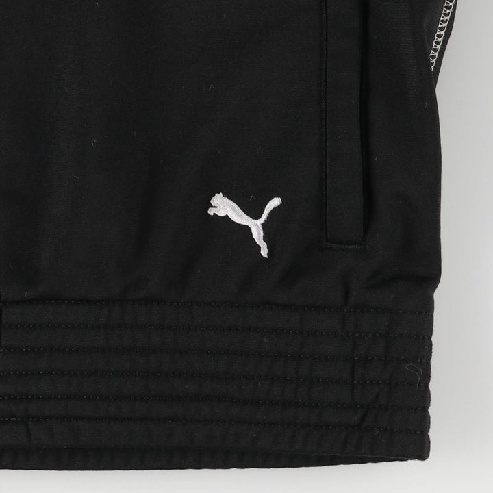 90s~00'S PUMA Jersey Hoodie Track Jacket Women's S Size Vintage polyester black type Vintage Second Hand