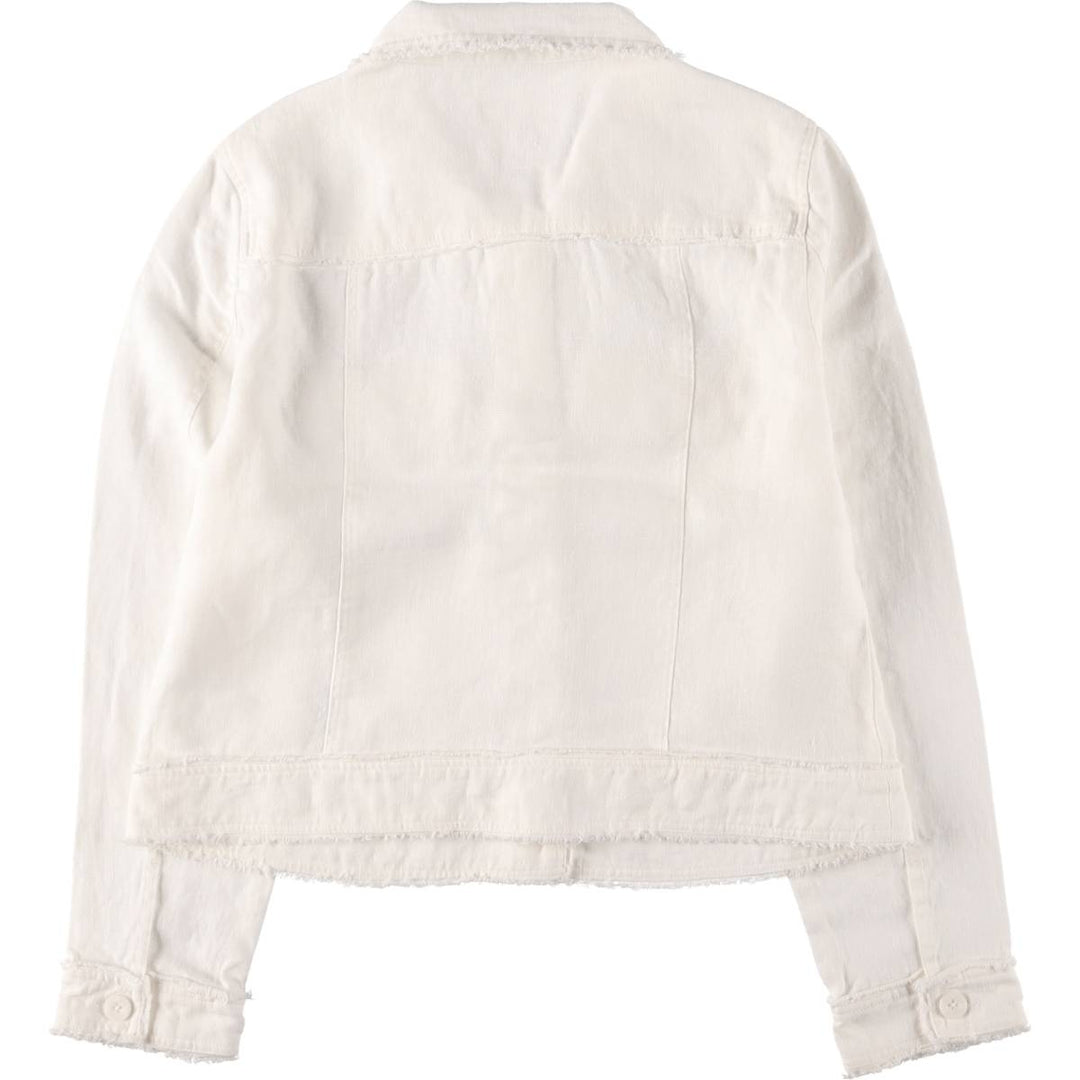 Regatta Linen Jacket, Women's Size M linen white type Vintage Second Hand