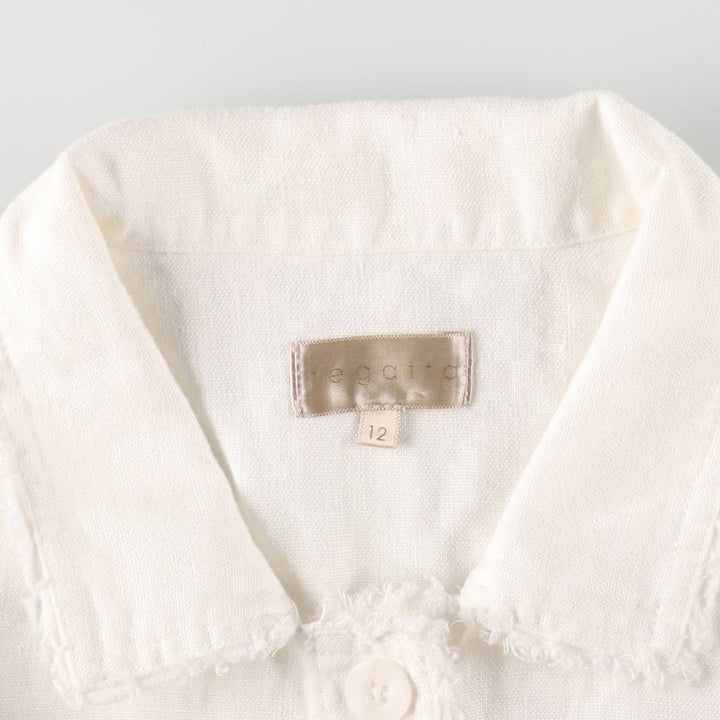 Regatta Linen Jacket, Women's Size M linen white type Vintage Second Hand