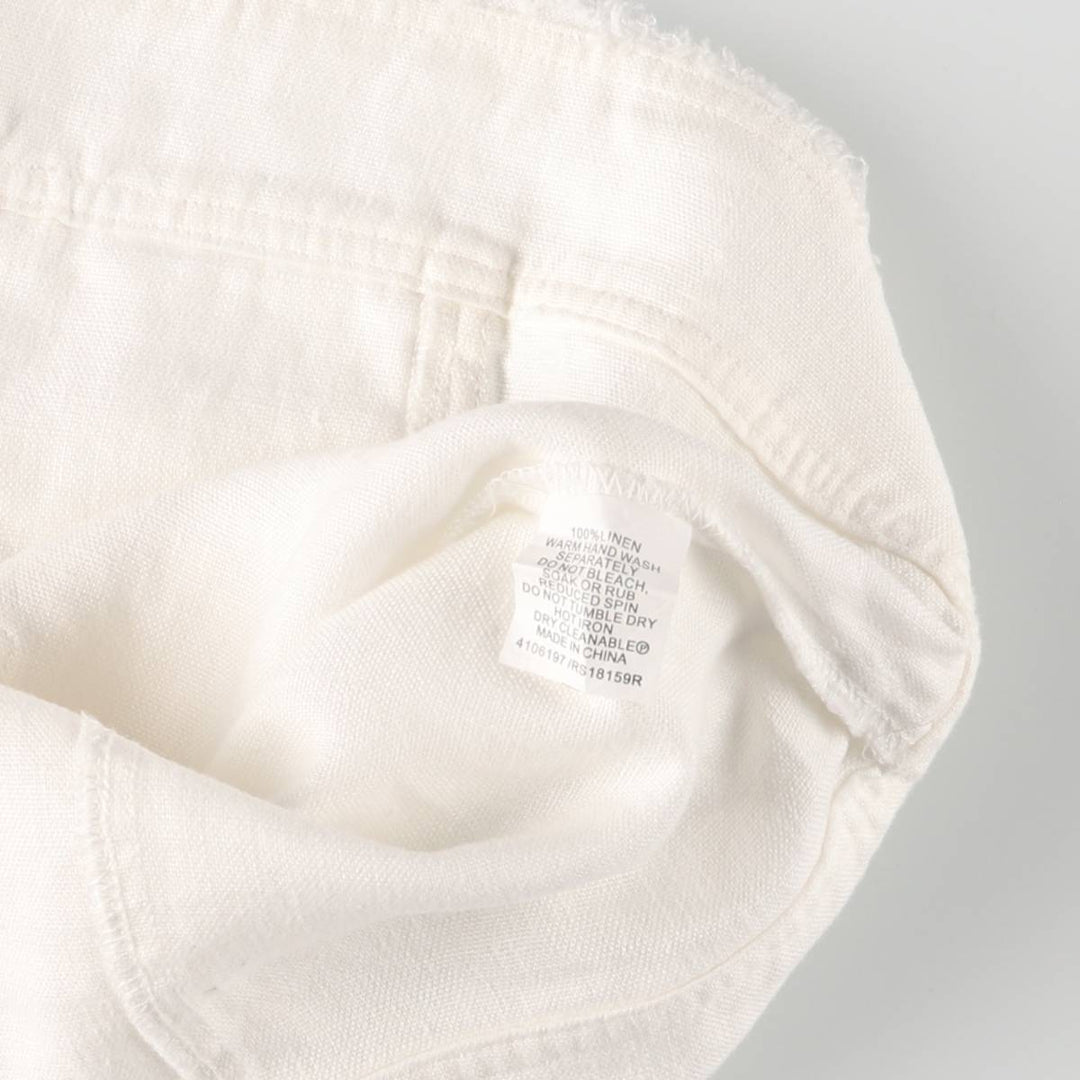 Regatta Linen Jacket, Women's Size M linen white type Vintage Second Hand