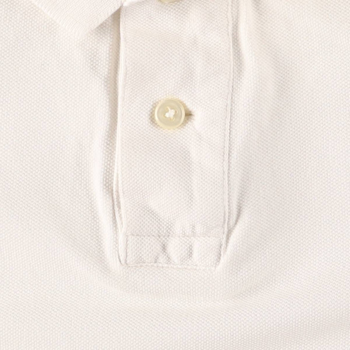 Ralph Lauren POLO by Ralph Lauren short sleeve polo shirt, women's size M cotton white type Vintage Second Hand