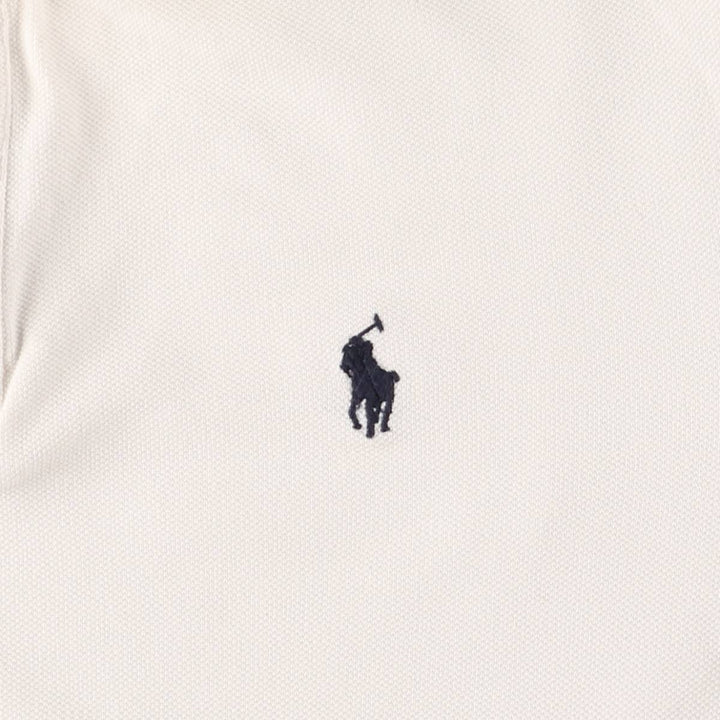 Ralph Lauren POLO by Ralph Lauren short sleeve polo shirt, women's size M cotton white type Vintage Second Hand