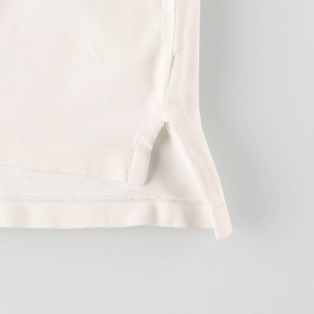 Ralph Lauren POLO by Ralph Lauren short sleeve polo shirt, women's size M cotton white type Vintage Second Hand