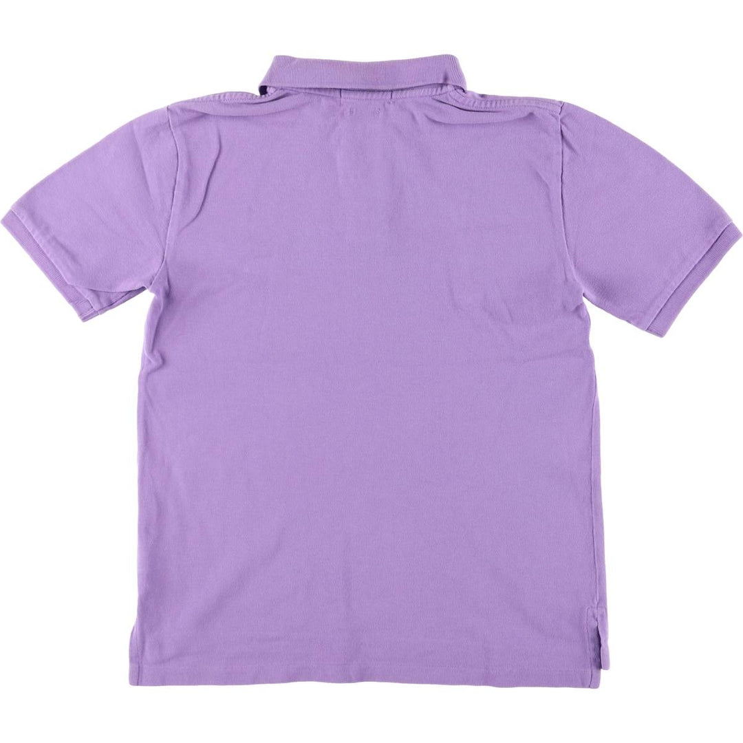 Ralph Lauren POLO RALPH LAUREN CLASSIC FIT short sleeve polo shirt for women, size M cotton purple type Vintage Second Hand