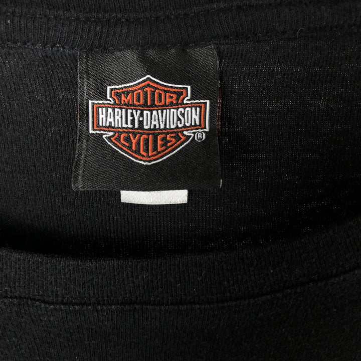 Harley-Davidson Long Sleeve T-Shirt for Women (XL Size) cotton black type Vintage Second Hand
