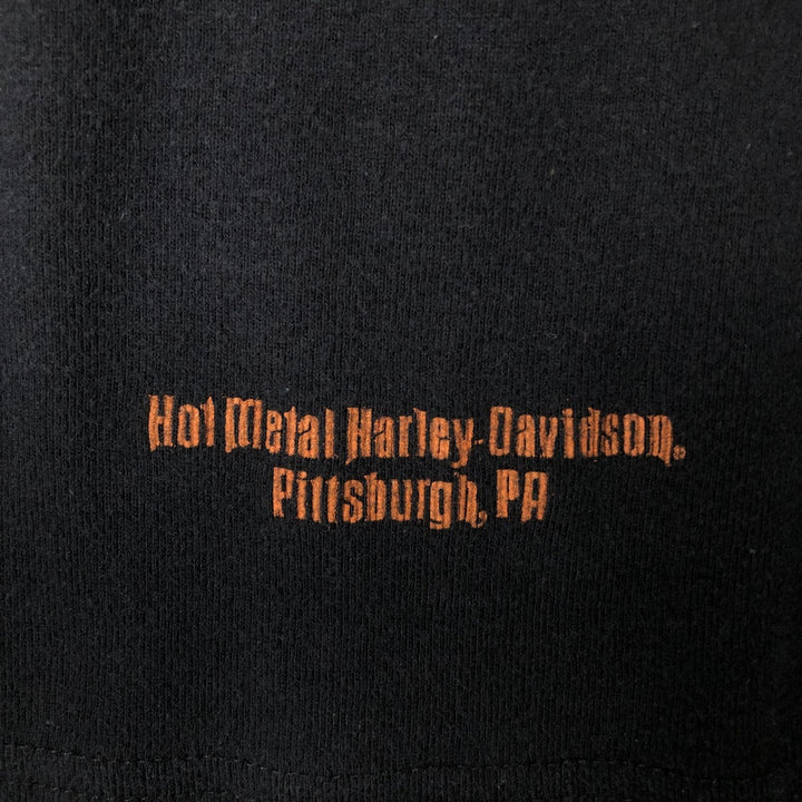 Harley-Davidson Long Sleeve T-Shirt for Women (XL Size) cotton black type Vintage Second Hand