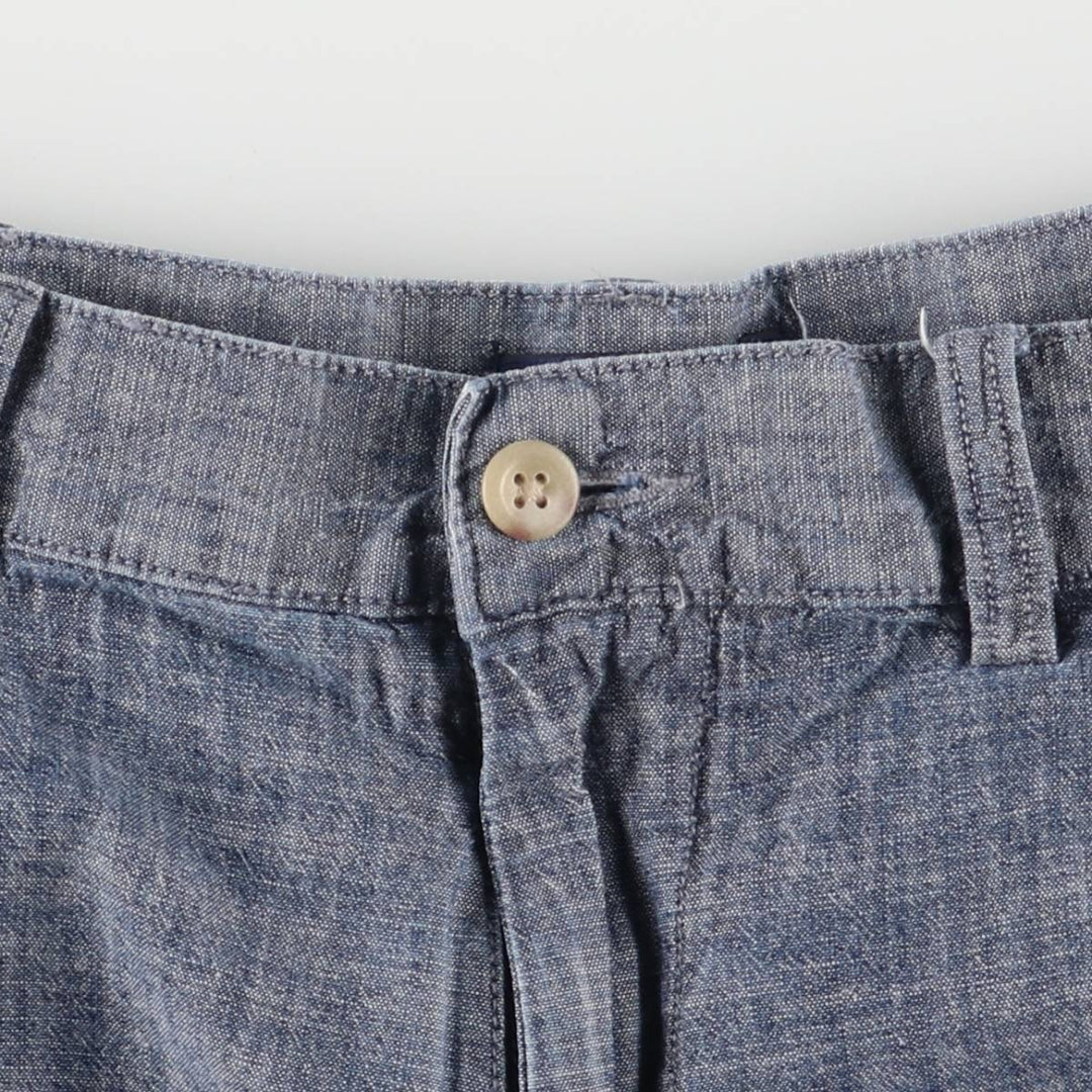 Ralph Lauren POLO RALPH LAUREN Cotton Shorts Half Pants Men's W35 equivalent cotton blue type Vintage Second Hand