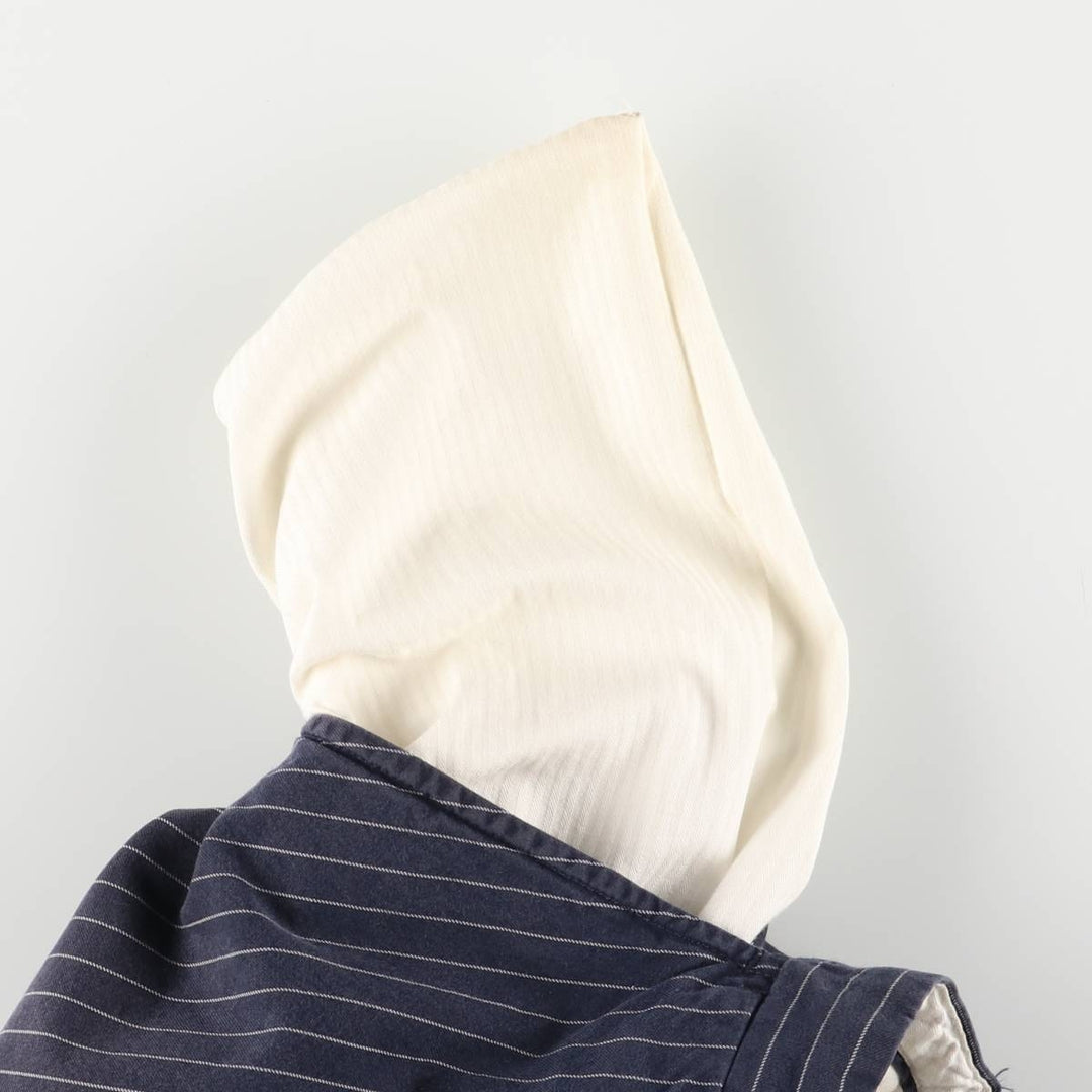 Ralph Lauren POLO by Ralph Lauren Stripe Pattern Cotton Shorts, Half Pants, Men's, W34 equivalent cotton navy blue type Vintage Second Hand