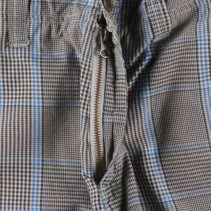 Oakley Check Pattern Cotton Shorts, Half Pants, Men's, W36 equivalent cotton gray type Vintage Second Hand