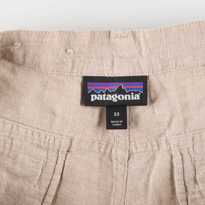 Patagonia Back Step Shorts 57736SP19 Cotton Shorts Half Pants Men's W36 equivalent Hemp Beige type Vintage Second Hand