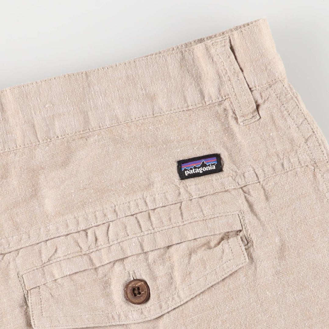 Patagonia Back Step Shorts 57736SP19 Cotton Shorts Half Pants Men's W36 equivalent Hemp Beige type Vintage Second Hand