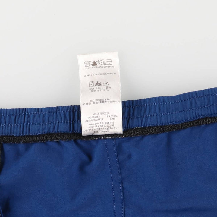 Patagonia 58032FA13 Swim Shorts Short Pants Men's M size Nylon blue type Vintage Second Hand
