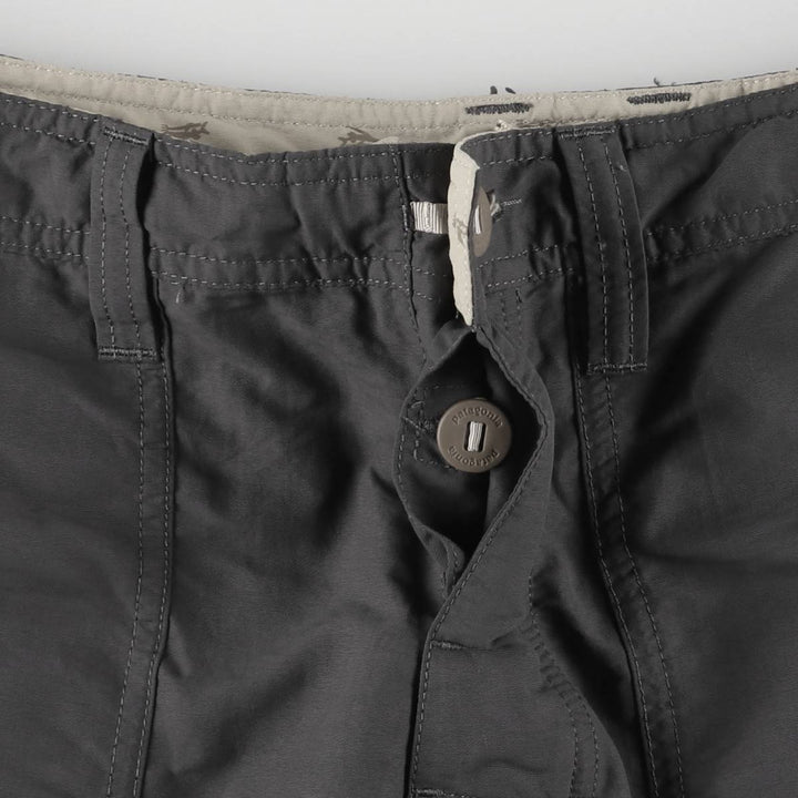 Patagonia 86586SP16 Nylon Shorts, Short Pants, Men's, W35 equivalent Nylon gray type Vintage Second Hand