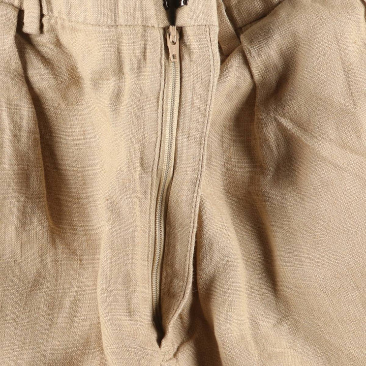 Ralph Lauren POLO by Ralph Lauren linen pants, women's size L (w28) linen Beige type Vintage Second Hand