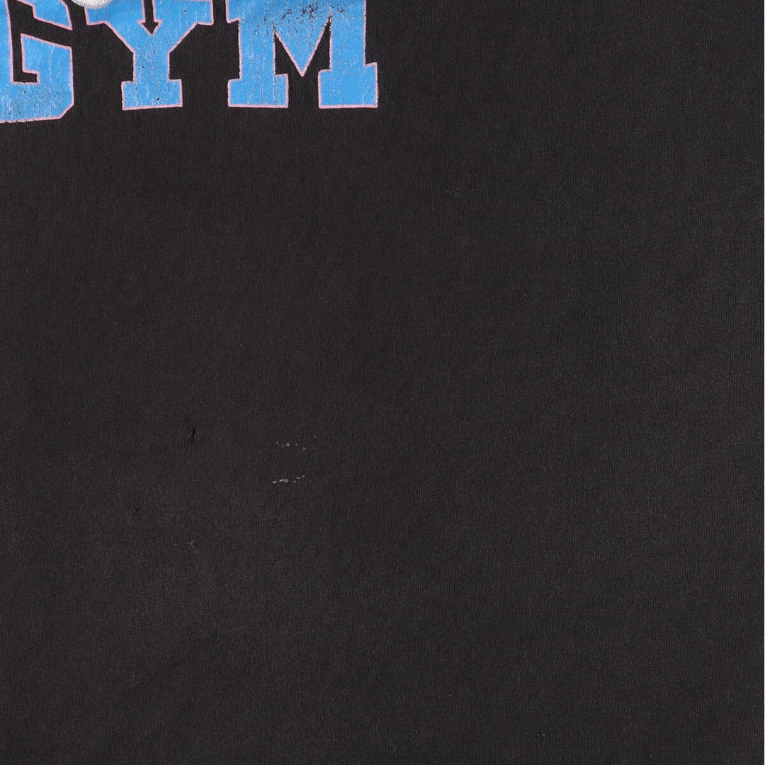 90'S Fruit of the Loom College T-shirt, Made in USA, Men's XL, Vintage cotton black type Vintage Second Hand