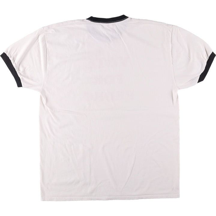 Port & Company Movie NAPOLEON DYNAMITE Napoleon Dynamite Ringer T-shirt Men's XL size cotton white type Vintage Second Hand