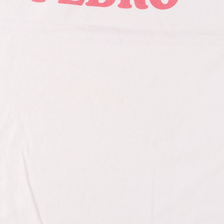 Port & Company Movie NAPOLEON DYNAMITE Napoleon Dynamite Ringer T-shirt Men's XL size cotton white type Vintage Second Hand