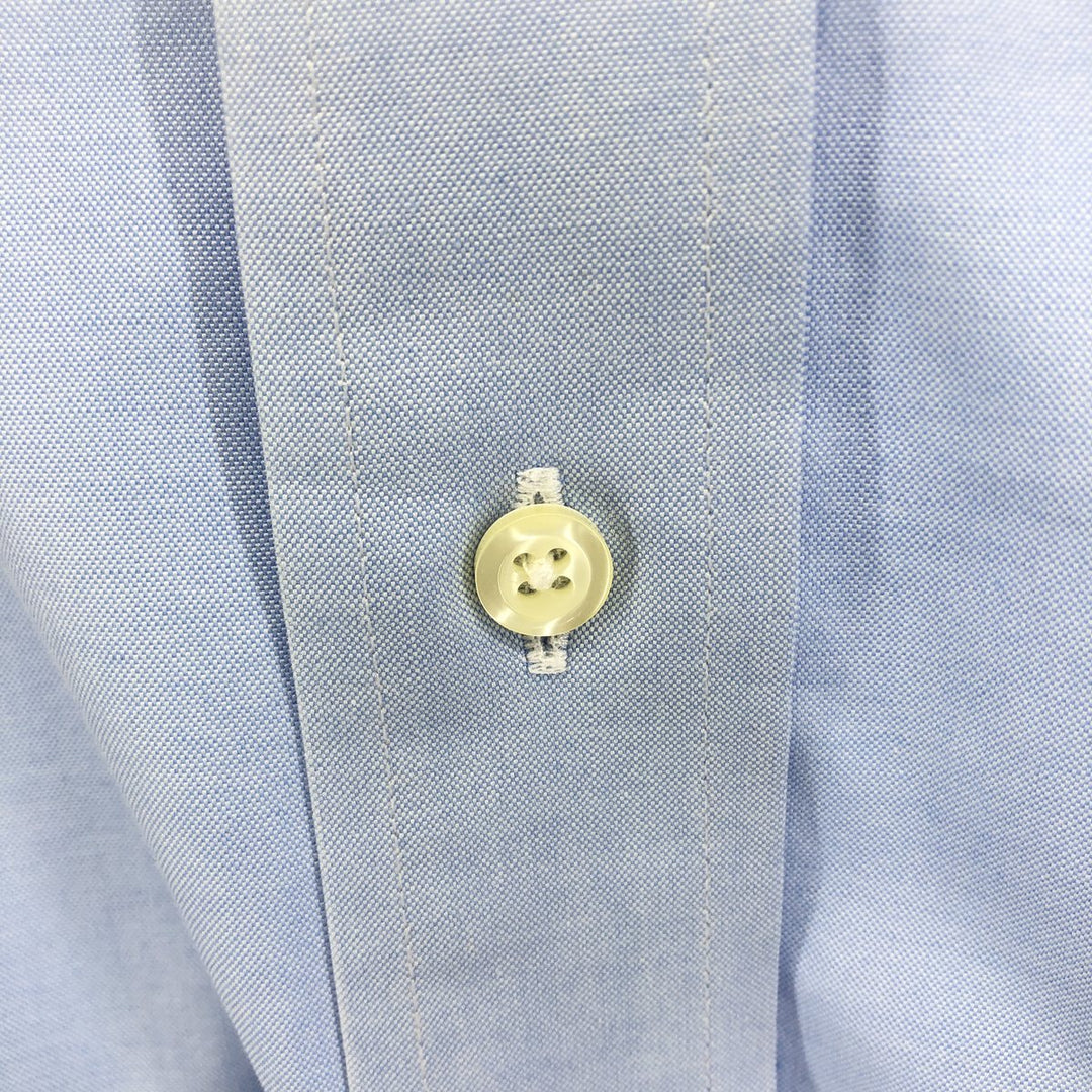Brooks Brothers Est.1818 SLIM FIT long sleeve cotton shirt, men's size M cotton Blue type light blue Vintage Second Hand