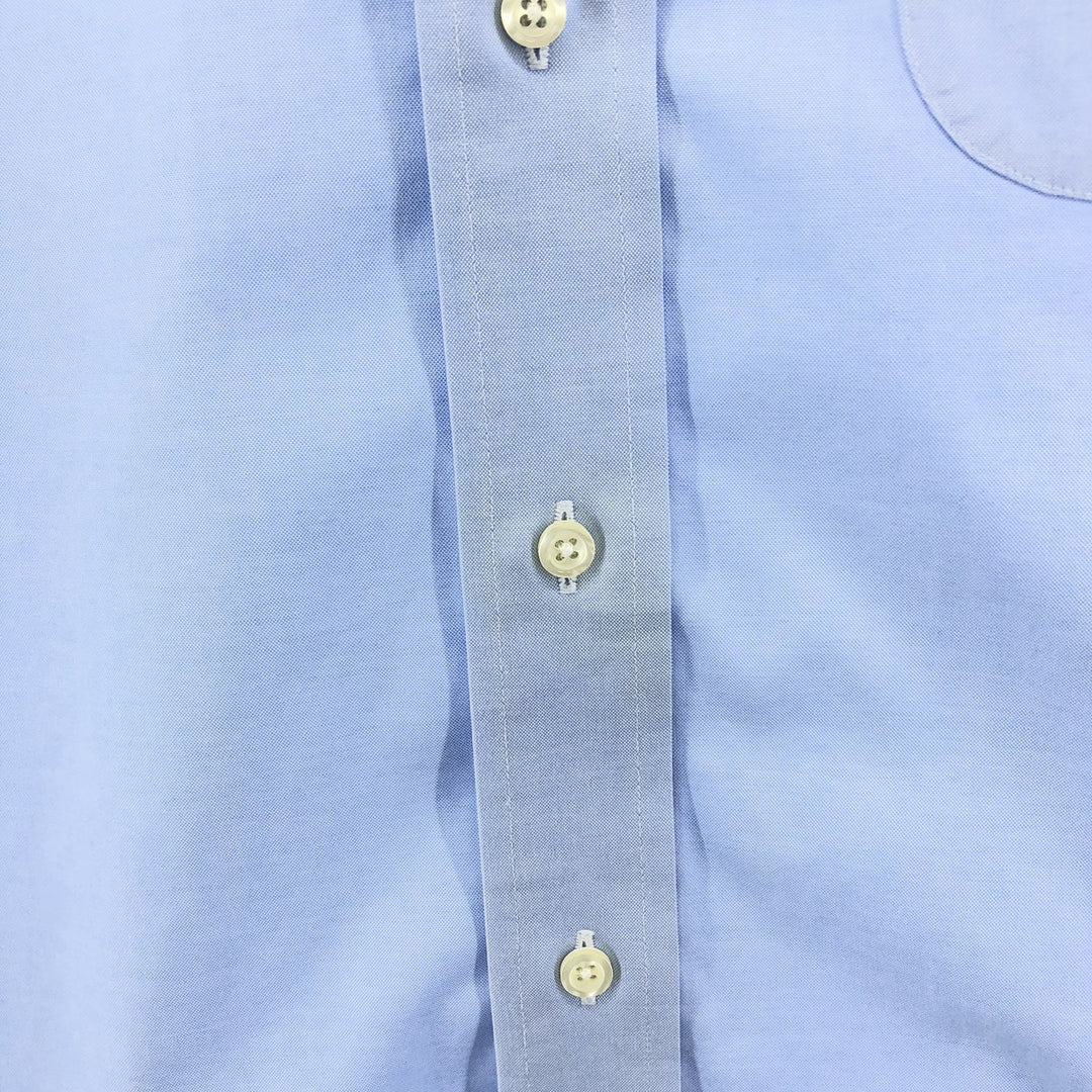 Brooks Brothers Est.1818 SLIM FIT long sleeve cotton shirt, men's size M cotton Blue type light blue Vintage Second Hand