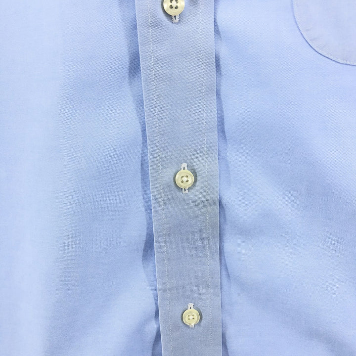 Brooks Brothers Est.1818 SLIM FIT long sleeve cotton shirt, men's size M cotton Blue type light blue Vintage Second Hand