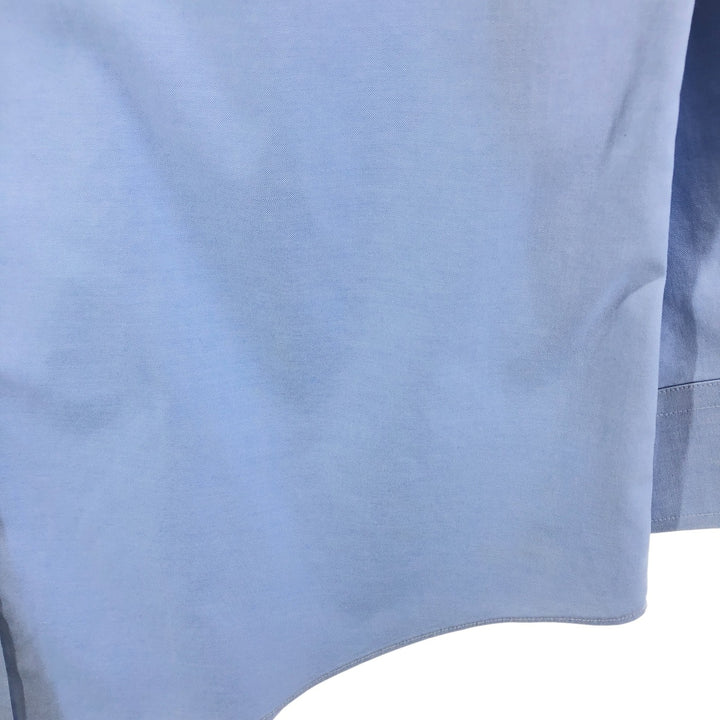 Brooks Brothers Est.1818 SLIM FIT long sleeve cotton shirt, men's size M cotton Blue type light blue Vintage Second Hand