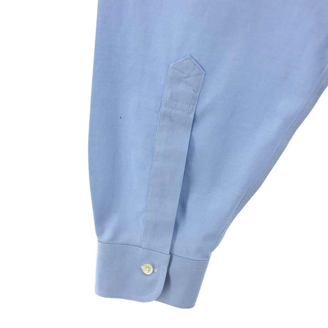 Brooks Brothers Est.1818 SLIM FIT long sleeve cotton shirt, men's size M cotton Blue type light blue Vintage Second Hand
