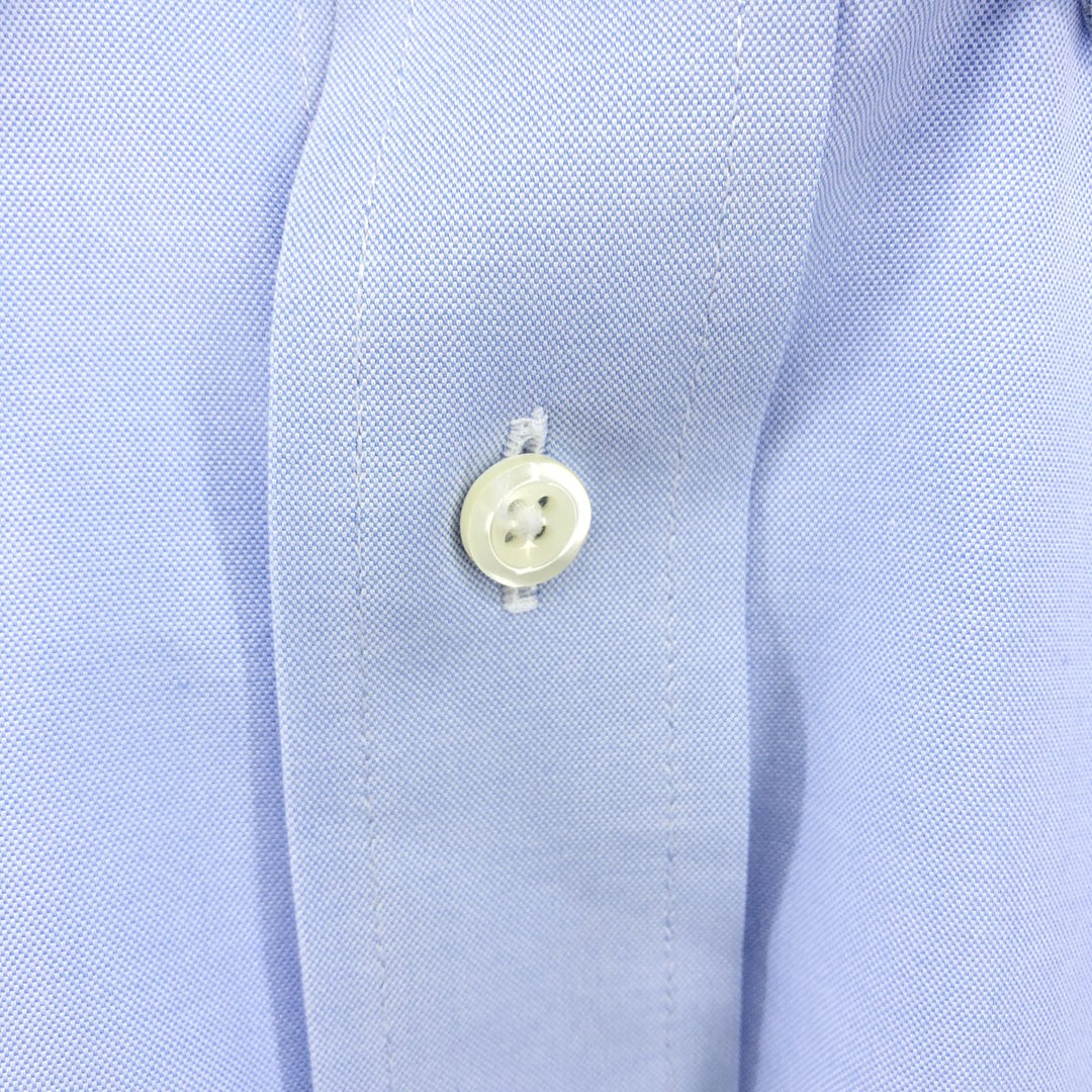 Brooks Brothers Est.1818 Long Sleeve Button-Down Shirt, Men's Size L Supima Cotton Blue type light blue Vintage Second Hand