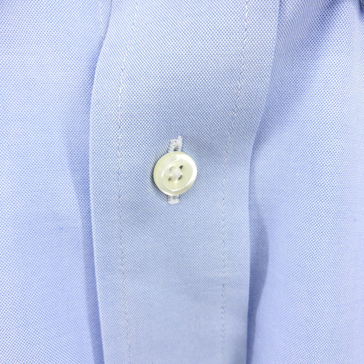 Brooks Brothers Est.1818 Long Sleeve Button-Down Shirt, Men's Size L Supima Cotton Blue type light blue Vintage Second Hand