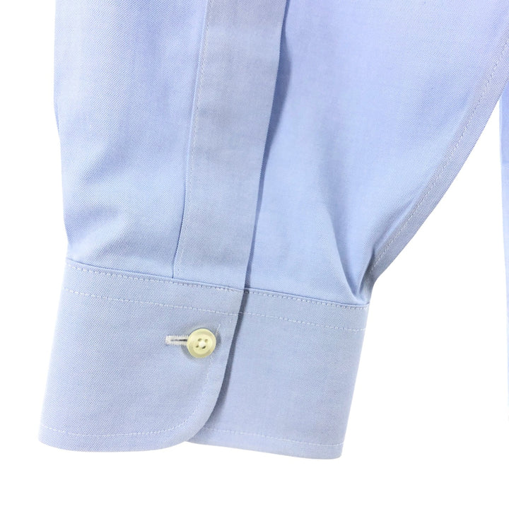 Brooks Brothers Est.1818 Long Sleeve Button-Down Shirt, Men's Size L Supima Cotton Blue type light blue Vintage Second Hand