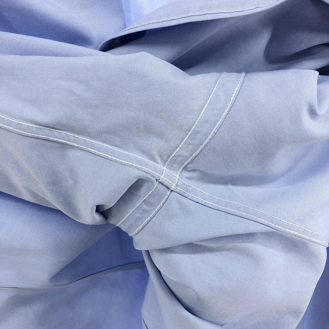 Brooks Brothers Est.1818 Long Sleeve Button-Down Shirt, Men's Size L Supima Cotton Blue type light blue Vintage Second Hand