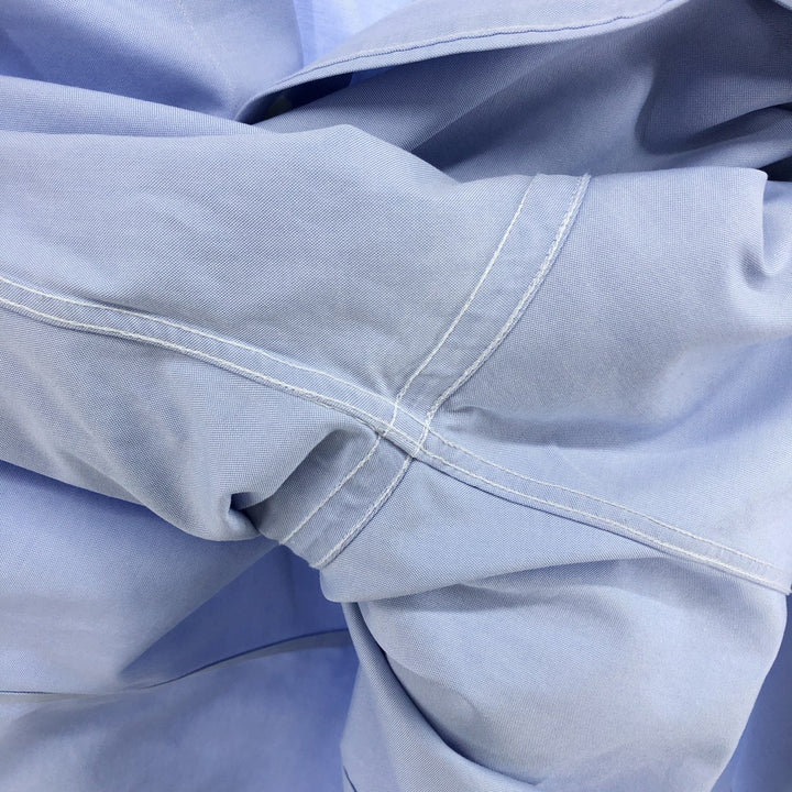 Brooks Brothers Est.1818 Long Sleeve Button-Down Shirt, Men's Size L Supima Cotton Blue type light blue Vintage Second Hand