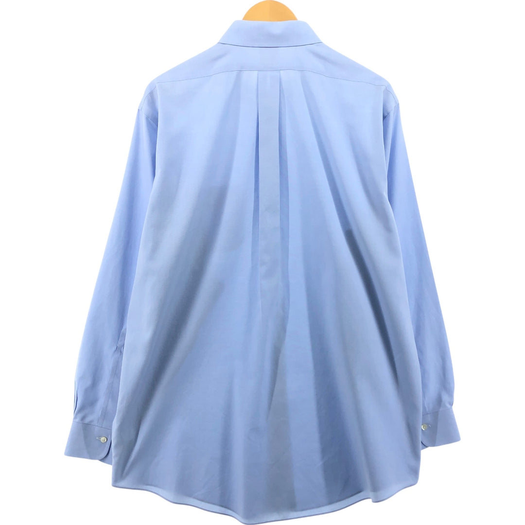 Brooks Brothers Est.1818 Long Sleeve Cotton Shirt, Men's Size L Supima Cotton Blue type light blue Vintage Second Hand