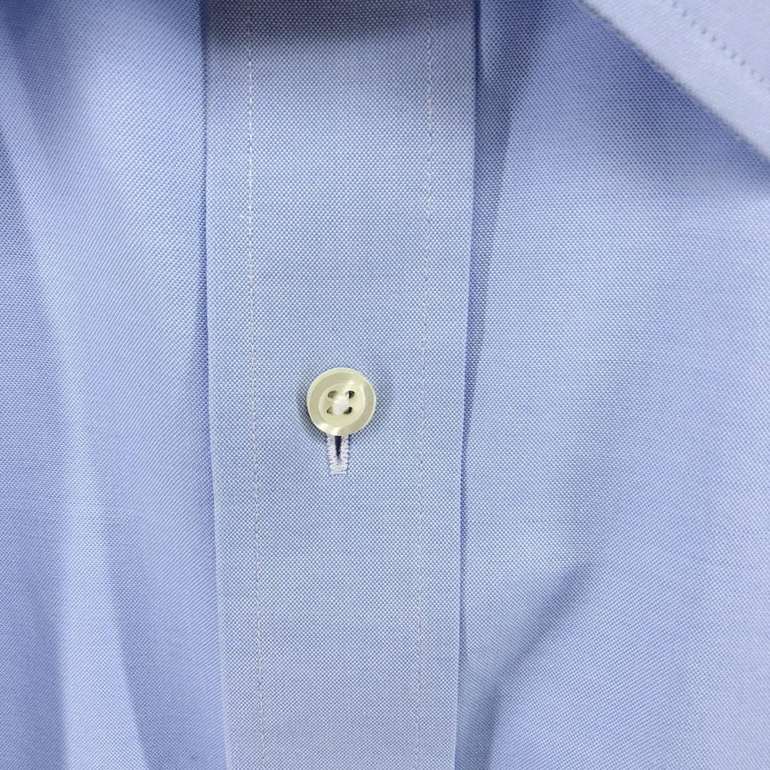 Brooks Brothers Est.1818 Long Sleeve Cotton Shirt, Men's Size L Supima Cotton Blue type light blue Vintage Second Hand