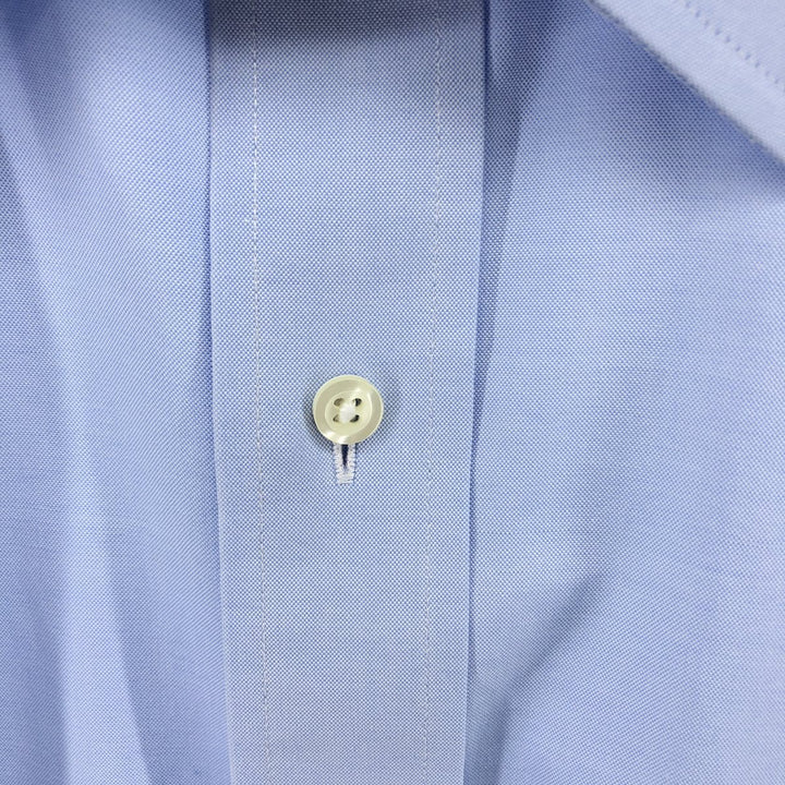 Brooks Brothers Est.1818 Long Sleeve Cotton Shirt, Men's Size L Supima Cotton Blue type light blue Vintage Second Hand