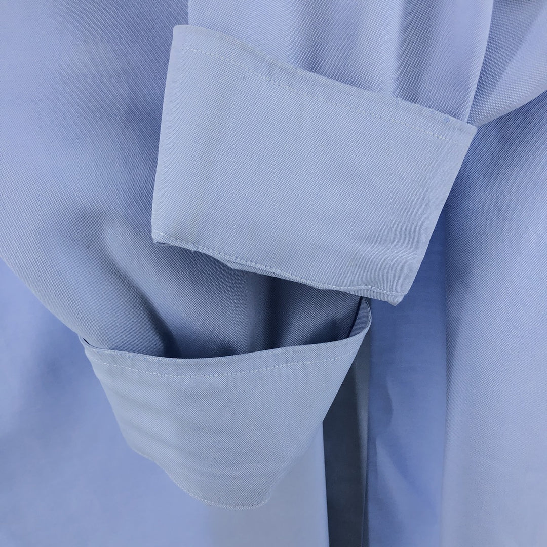 Brooks Brothers Est.1818 Long Sleeve Cotton Shirt, Men's Size L Supima Cotton Blue type light blue Vintage Second Hand