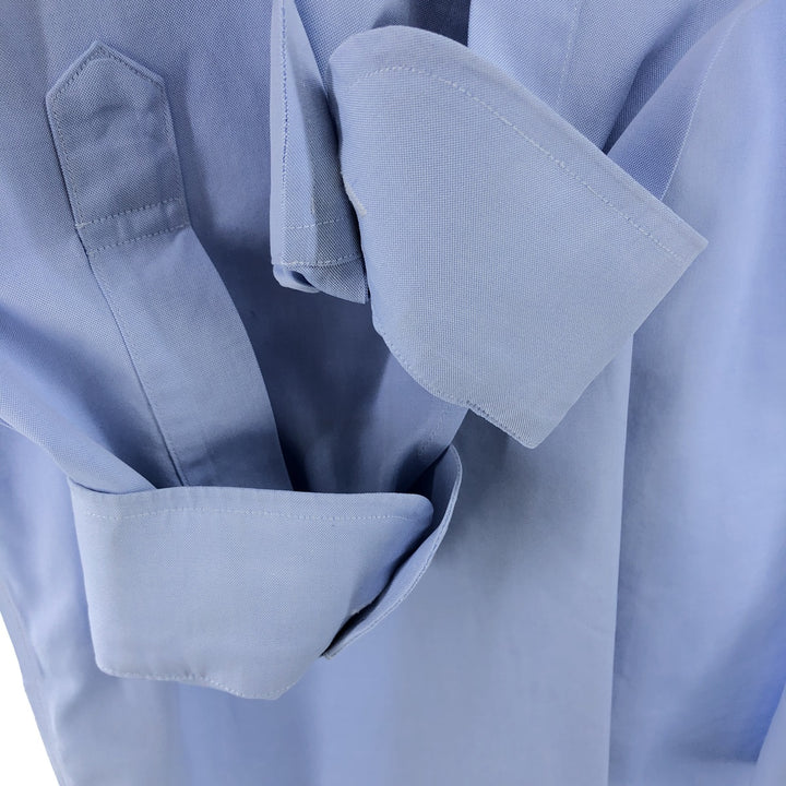 Brooks Brothers Est.1818 Long Sleeve Cotton Shirt, Men's Size L Supima Cotton Blue type light blue Vintage Second Hand